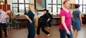 image 1: Grounding and finding lung breathing through walking
